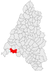 Location in Bihor County