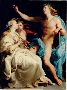 Apollo and two Muses, Pompeo Batoni