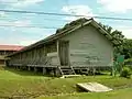 'Punjabi Barracks', a reconstructed building. Currently the oldest building in the camp grounds.