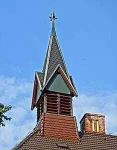 Ridge turret and finial