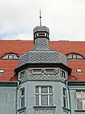 Detail of a bay window