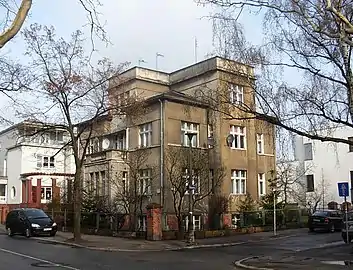 View from Markwarta street before demolition