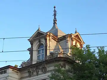 Tower and its finial