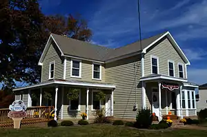 The Village of Beach Station was built around 1890 with a railroad depot.