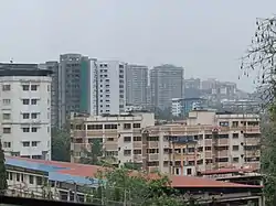 View of highrise buildings at Bejai, Mangaluru