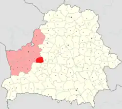 Location of Karelichy District