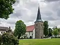 Catholic romanesque church St. Dionysius (built between 1230 and 1250) in Belm