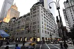 Bergdorf Goodman building shot from the exterior opposite street.