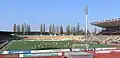 The Fredrich-Ludwig-Jahn-Stadion during a match between 1. FC Union Berlin and SV Stuttgarter Kickers in 2009.