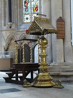 Lectern at Beverley Minster, England