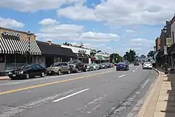 Big Bend Boulevard in Webster Groves, August 2017