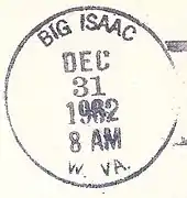 Big Isaac postmark