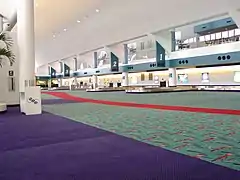 Baggage claim area