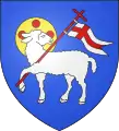 The Lamb of God in the coat of arms of Grasse, France.