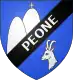 Coat of arms of Péone