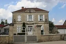 The town hall in Blessonville