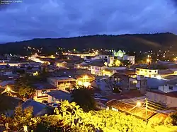 View of Boaco at night