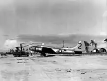 B-17 drone at Eniwetok Airfield in 1948 for Operation Sandstone