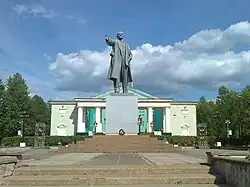 Lenina Square in Boksitogorsk