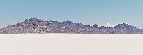 Jenkins Peak on the left, Graham Peak at center, and Cobb Peak to the right.