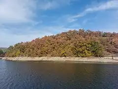 Bor lake in autumn.