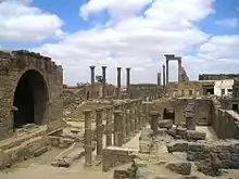 Extensive ruins