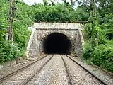 Tunnel before Budapest-Déli Terminal