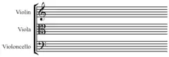 Musical bracket.