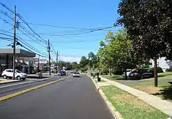 Bradley Gardens as seen from Old York Road (CR 567)