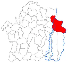 Location in Brăila County