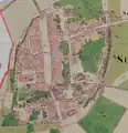 Braunau am Inn, Upper Austria. 'Franziszeische Landesaufnahme' 2nd Military Survey c1835