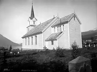 View of the present church (c. 1926)