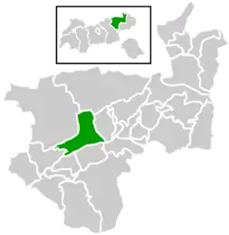 Location within Kufstein district