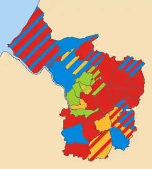 2016 results map