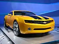 One of the Chevrolet Camaros used to portray Bumblebee