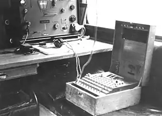 Enigma in radio car of the 7th Panzer Div. staff, August 1941