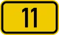 Bundesstraße 11 number.svg