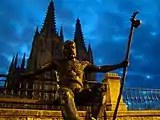 Monument to pilgrims in Burgos