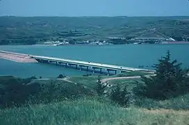 I-90 bridge, south of the Chamberlain Bridge43°48′06″N 99°21′12″W﻿ / ﻿43.80167°N 99.35333°W﻿ / 43.80167; -99.35333