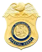 Badge of a CID special agent