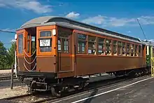 A preserved Northwestern Elevated Railroad car dating from 1907