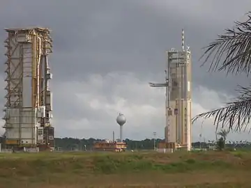 Decommissioned launch site at the Guiana Space Centre