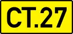 CT.27 Expressway shield}}