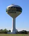 Municipal water tower constructed in 1999