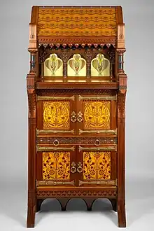 Cabinet (ca. 1877-80), by Daniel Pabst, Metropolitan Museum of Art, New York City.