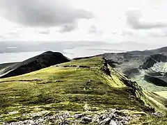 Hill fort from summit