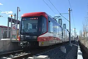 A Siemens S200 at Saddletowne station