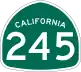 State Route 245 marker