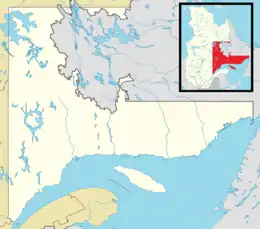 Rivière-Mouchalagane is located in Côte-Nord region, Quebec