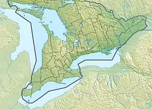 Moon River (Ontario) is located in Southern Ontario